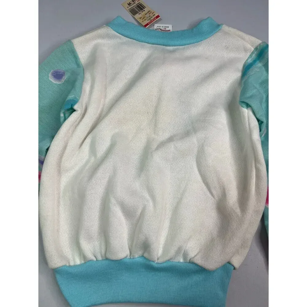 Andover Togs Sweatshirt Girls Size 6X Acrobat “Showtime” Vintage USA Made